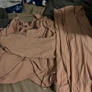 Three piece pant set. New never worn Size Large. Includes all pieces